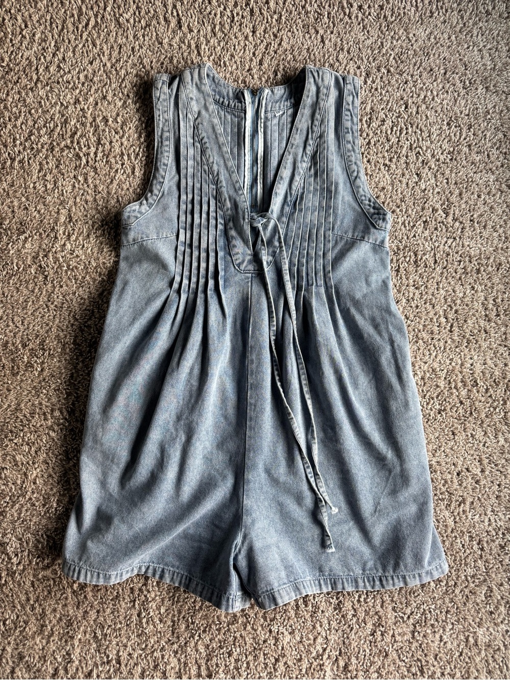 Denim Romper